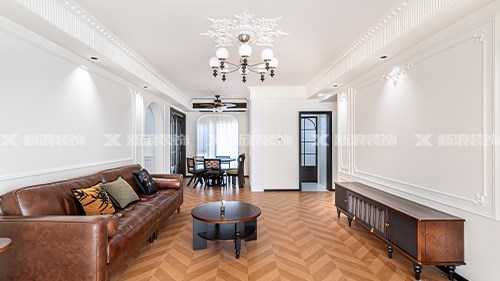 長沙128m²法式復(fù)古宅 19w全包落地，美翻|長沙全屋整裝